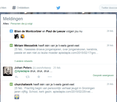 Twitter   Meldingen (1)
