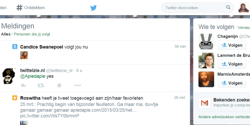 Twitter   Meldingen Candice Swanepoel