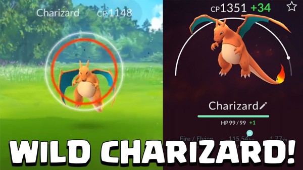 Charizard - vang hem met Pokemon Go en laat hem aan Bertie zien