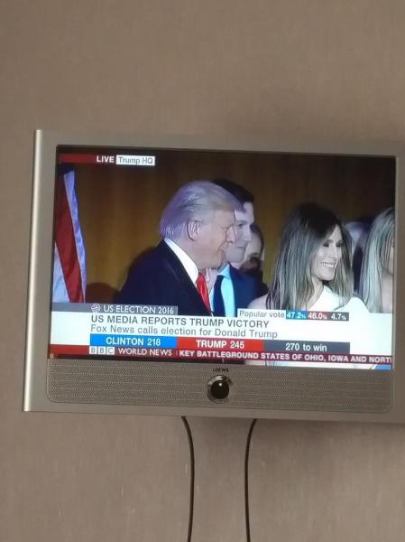 Trump President - Live op TV in Berlijn